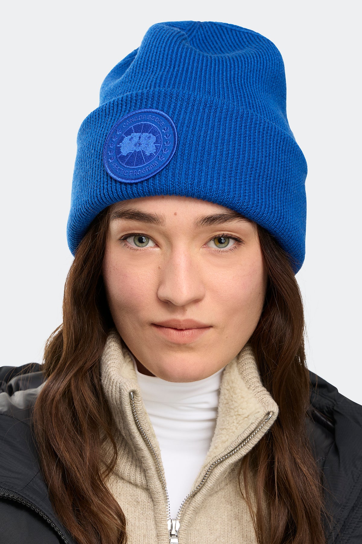Arctic Garment Dye Toque - Alpine Blue 9277 - on_front_02
