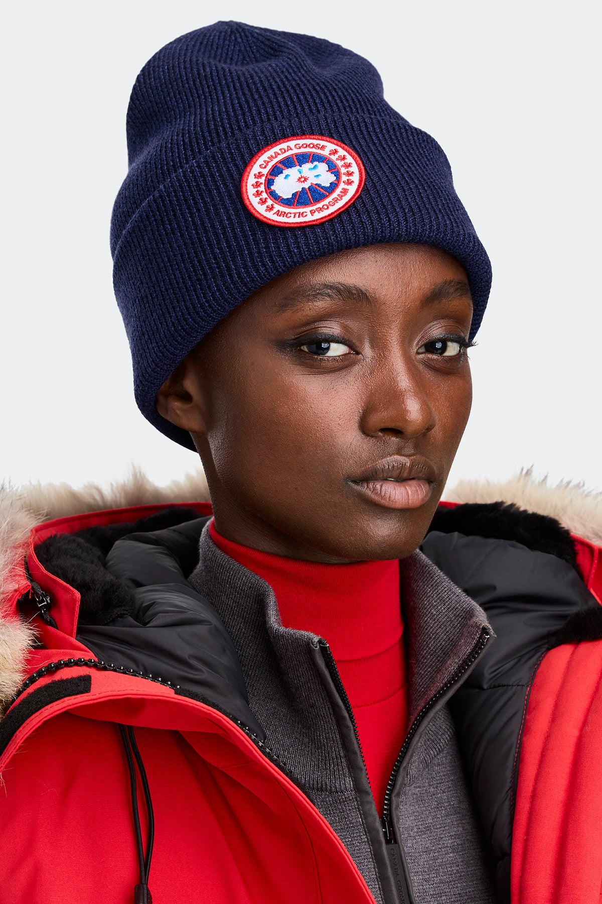 Arctic Toque - Navy Heather 9151 - on_front_02