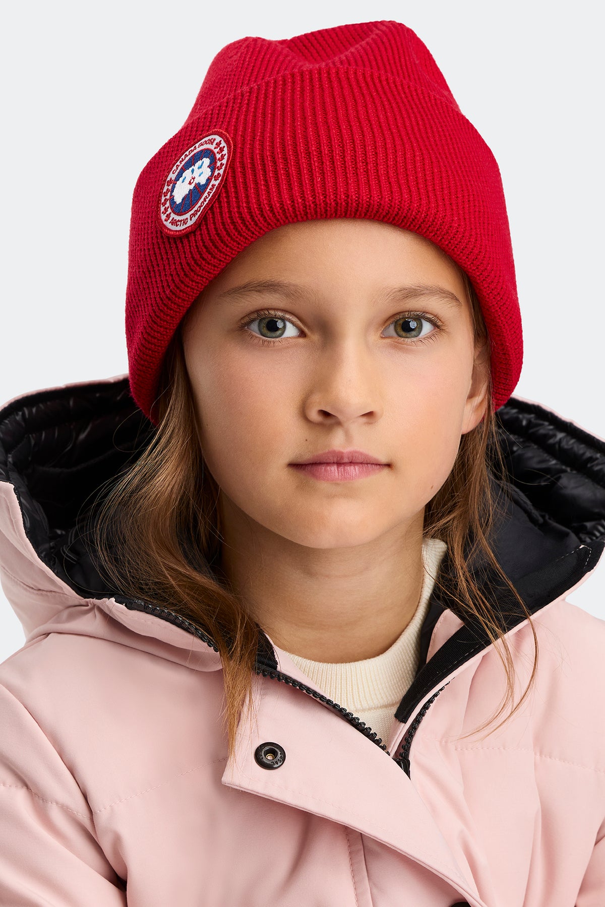 Youth Arctic Toque - Red 11 - on_front_02
