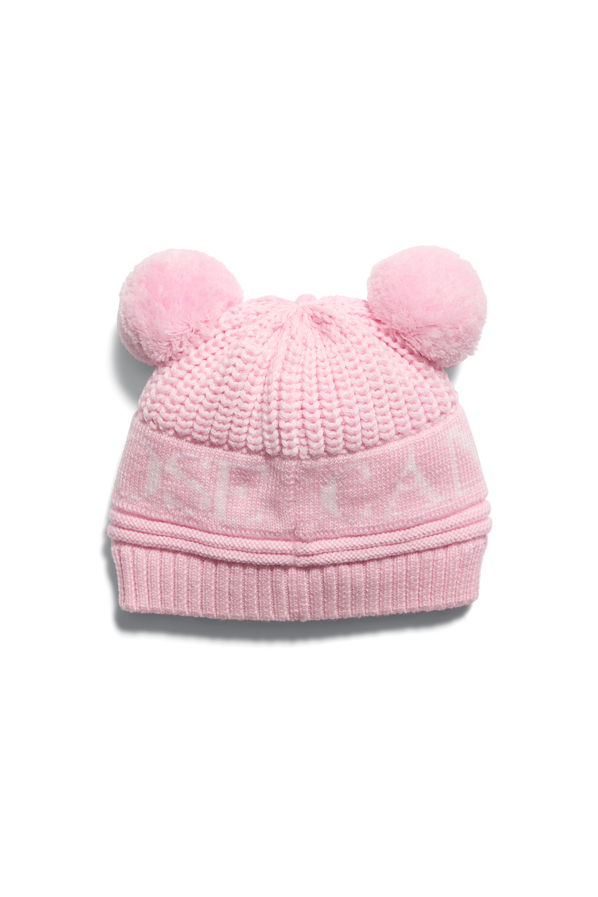 Baby Double Pom Hat - Bloom Pink 9846 - off_detail_01