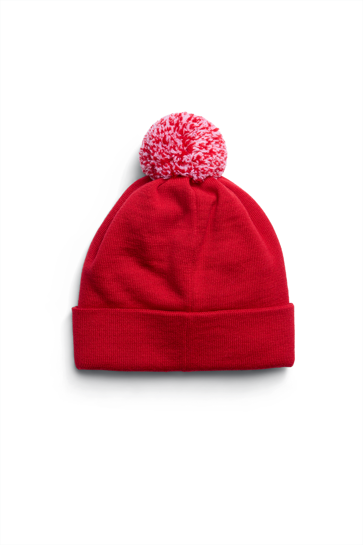 Kids Merino Pom Toque - Red 11 - off_detail_01
