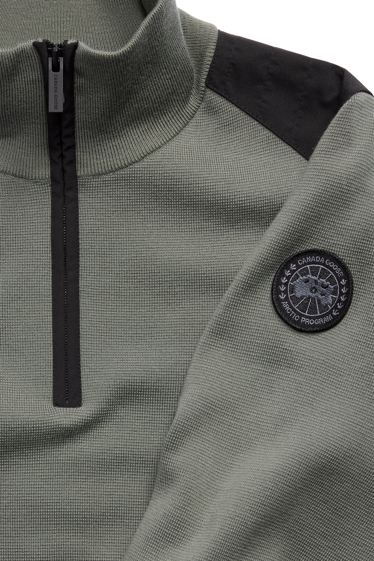 Stormont Quarter Zip Sweater Black Disc - Sagebrush 9852 - off_detail_01