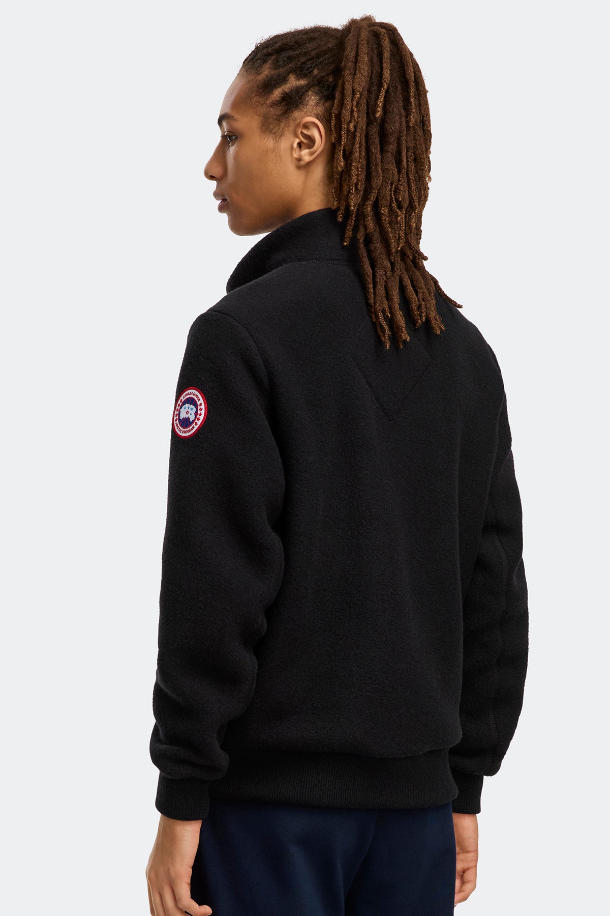 Lawson Fleece Jacket - Black 9061 - on_back_01