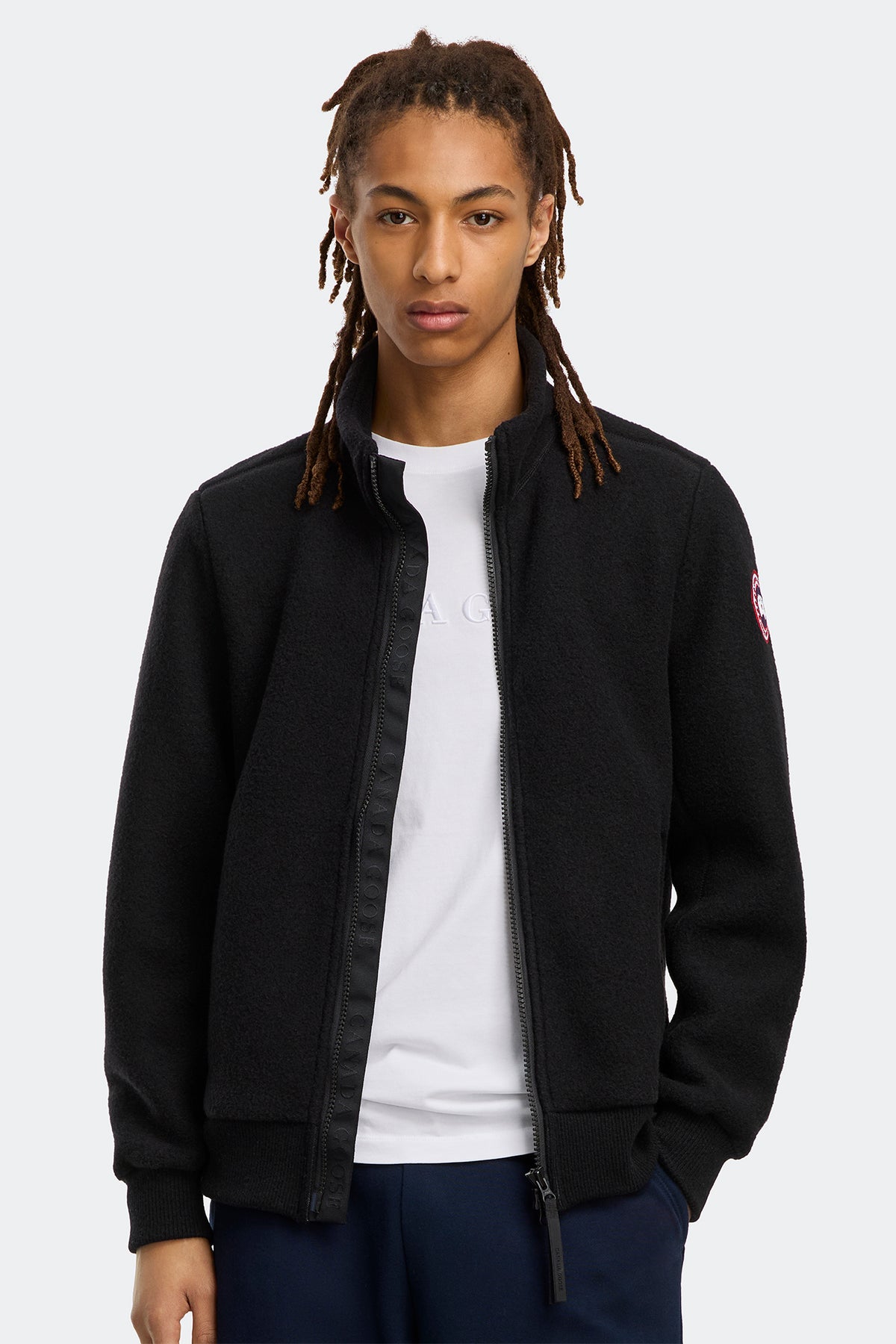 Lawson Fleece Jacket - Black 9061 - on_front_01