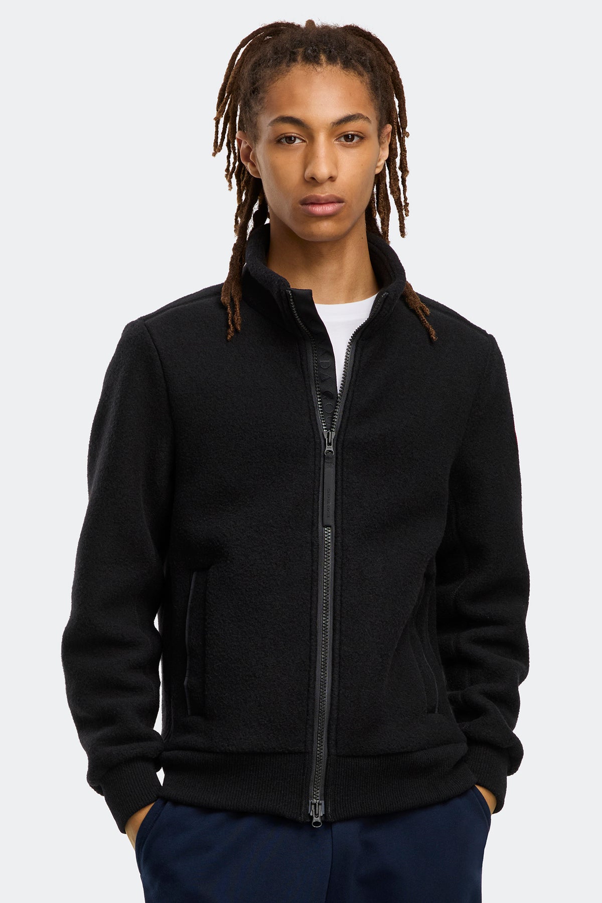 Lawson Fleece Jacket - Black 9061 - on_front_closed_01