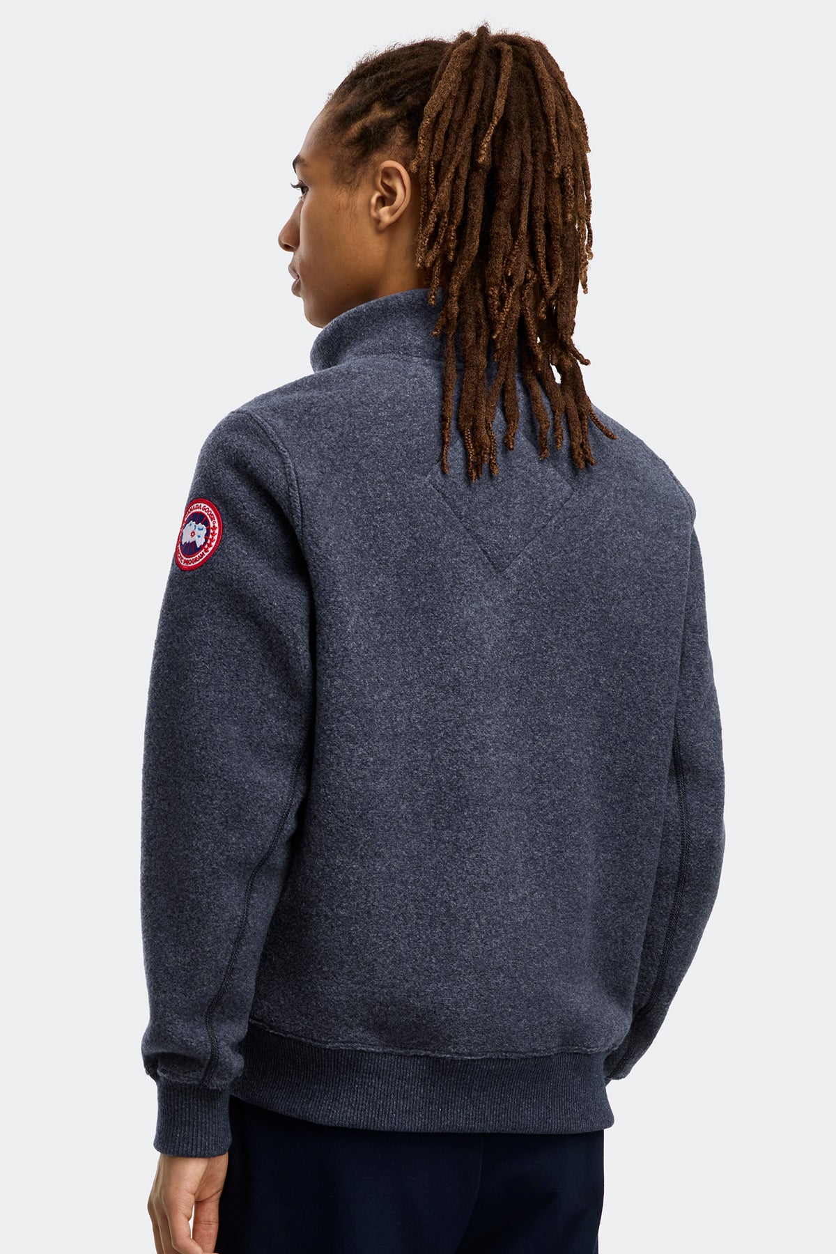 Lawson Fleece Jacket - Atlantic Navy 9063 - on_back_01