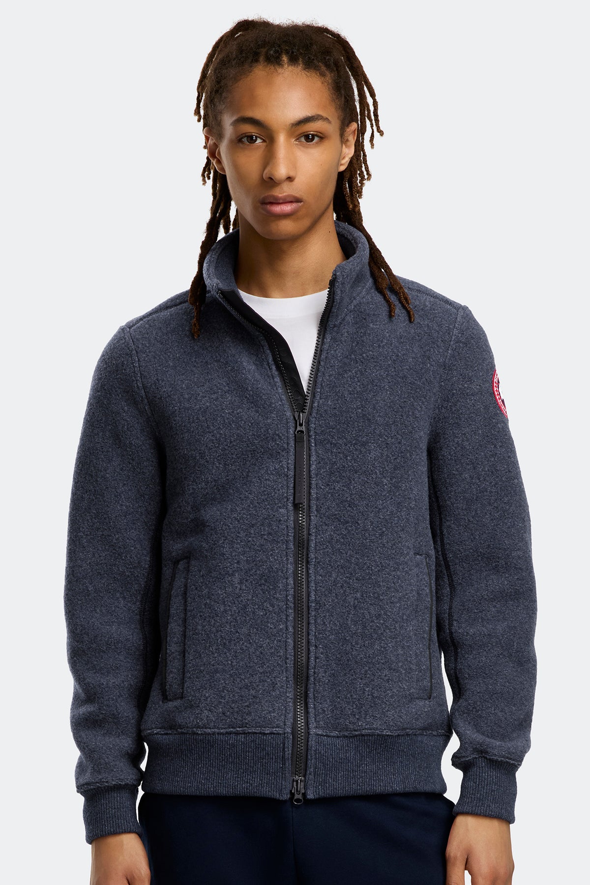 Lawson Fleece Jacket - Atlantic Navy 9063 - on_front_closed_01