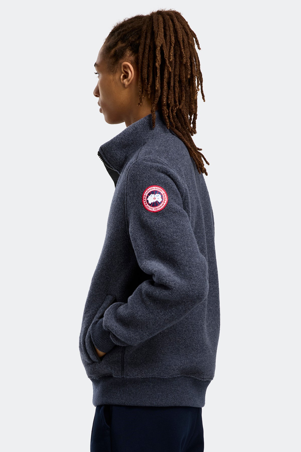 Lawson Fleece Jacket - Atlantic Navy 9063 - on_side_01