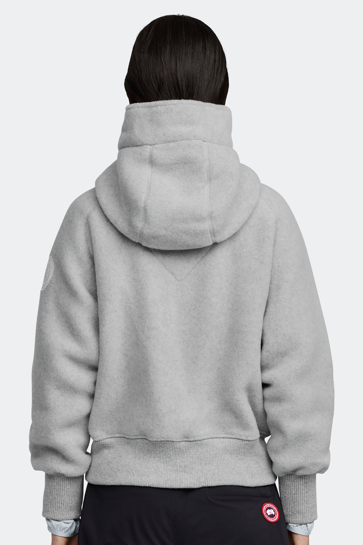 Chilliwack Humanature Fleece Bomber - SilverbirchHeather 1342 - on_back_01