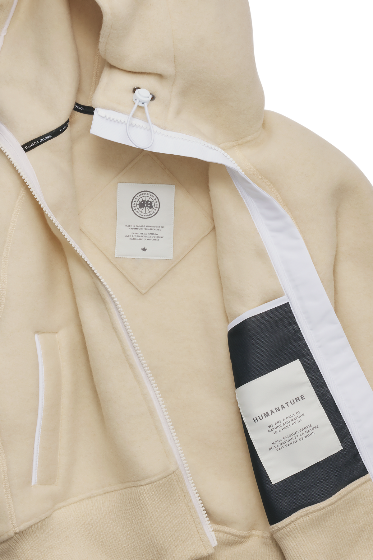 Chilliwack Humanature Fleece Bomber - Linen 1621 - off_detail_01