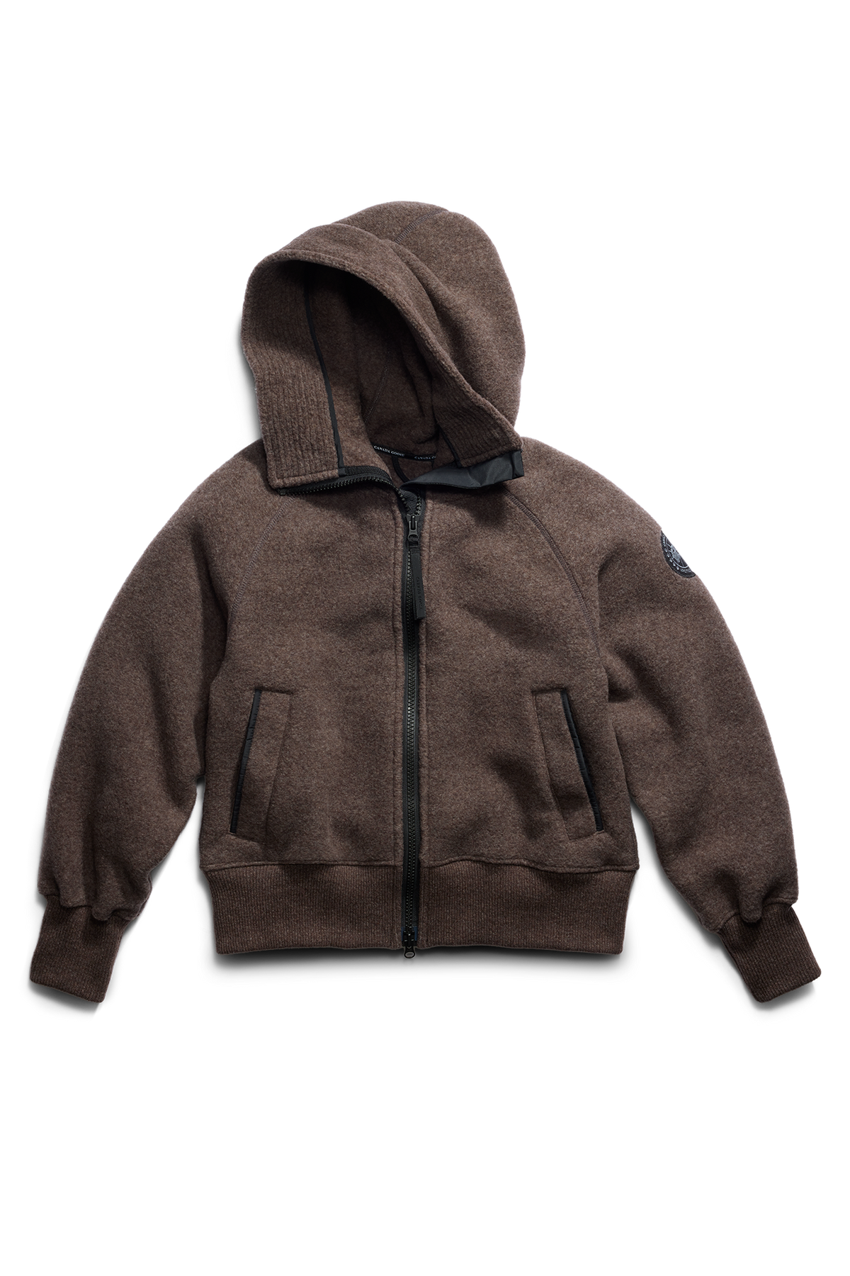 Chilliwack Fleece Bomber Black Disc - Taupe Grey 9394 - off_flat_lay_01