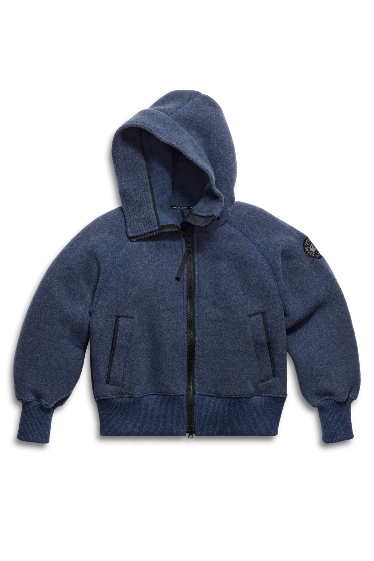Chilliwack Fleece Bomber Black Disc - Oxford Navy 9841 - off_flat_lay_01