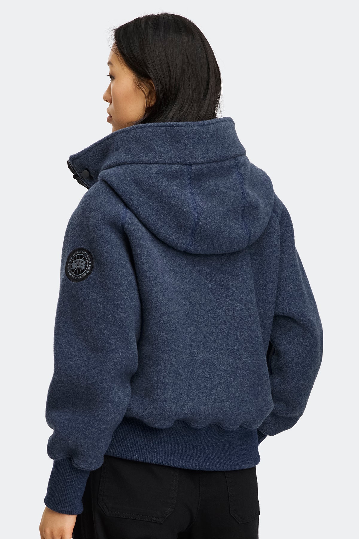 Chilliwack Fleece Bomber Black Disc - Oxford Navy 9841 - on_back_01