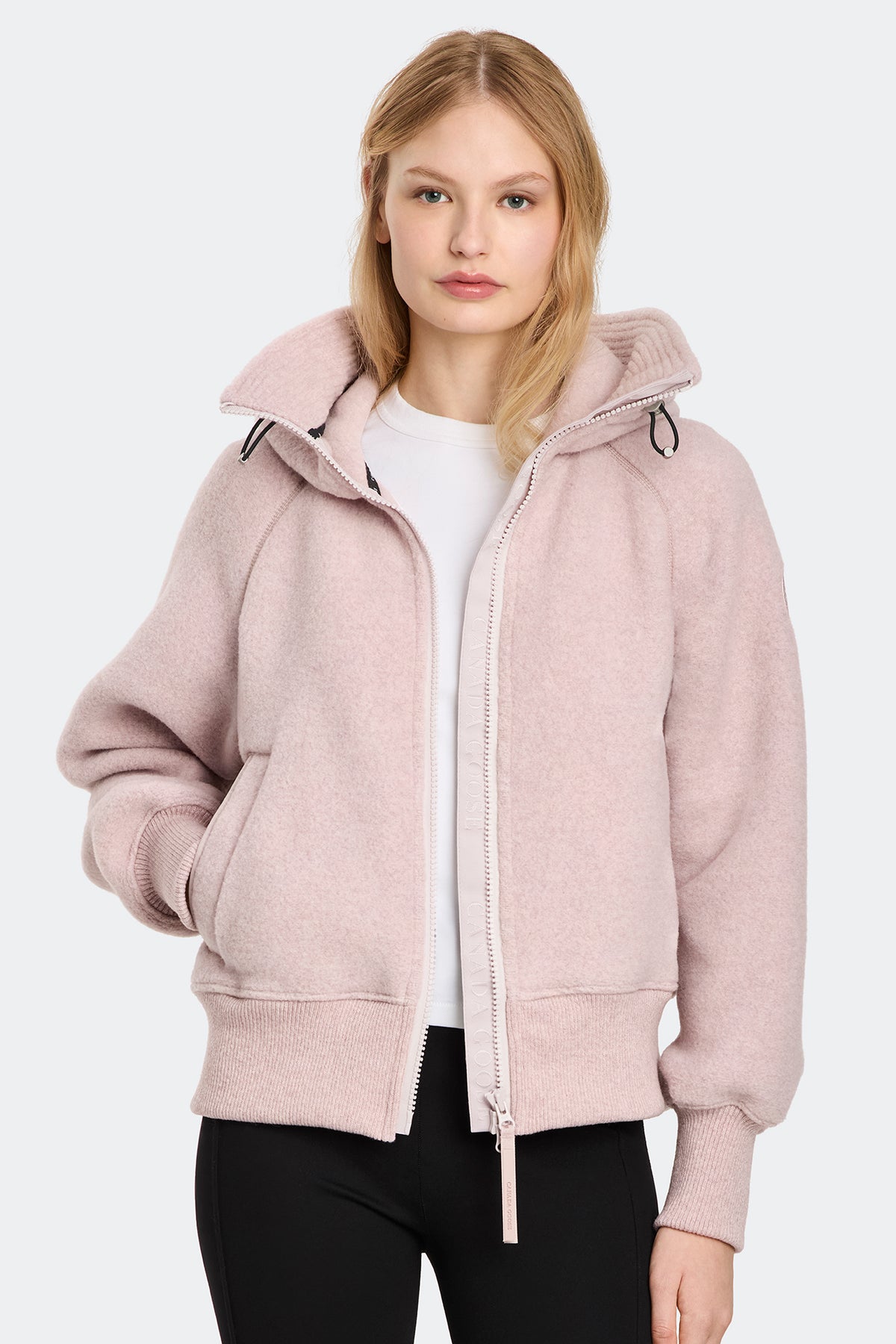 Chilliwack Fleece Bomber Tonal Disc - Lucent Rose 9856 - on_front_01