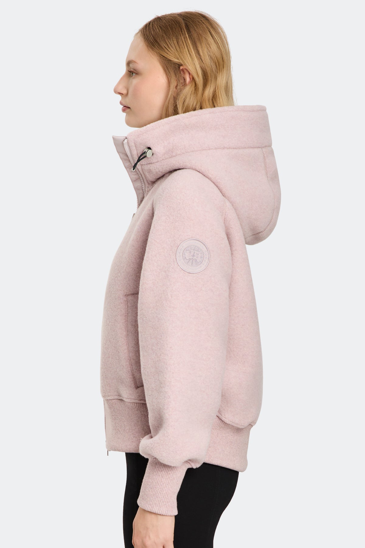 Chilliwack Fleece Bomber Tonal Disc - Lucent Rose 9856 - on_side_01
