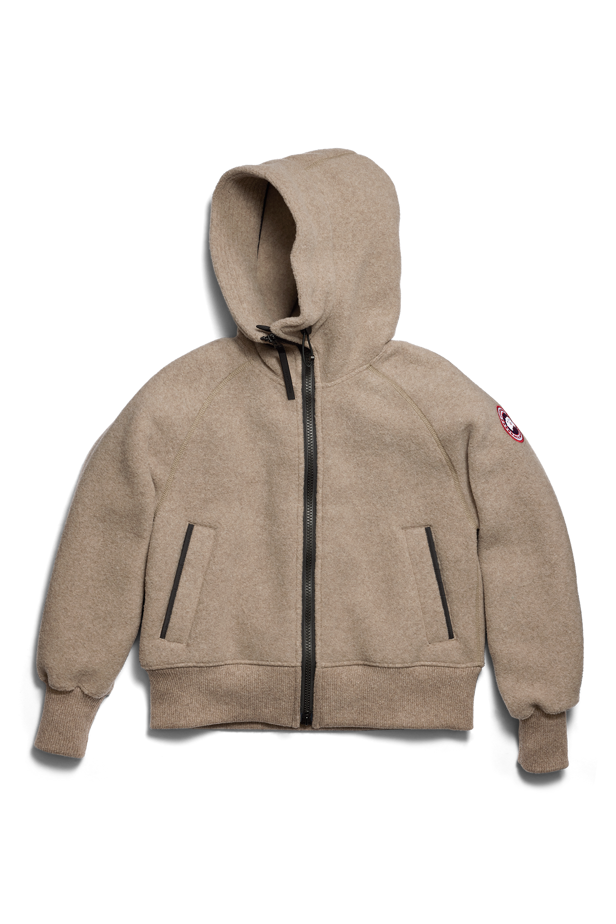 Chilliwack Fleece Bomber - Tan Heather 149 - off_flat_lay_01