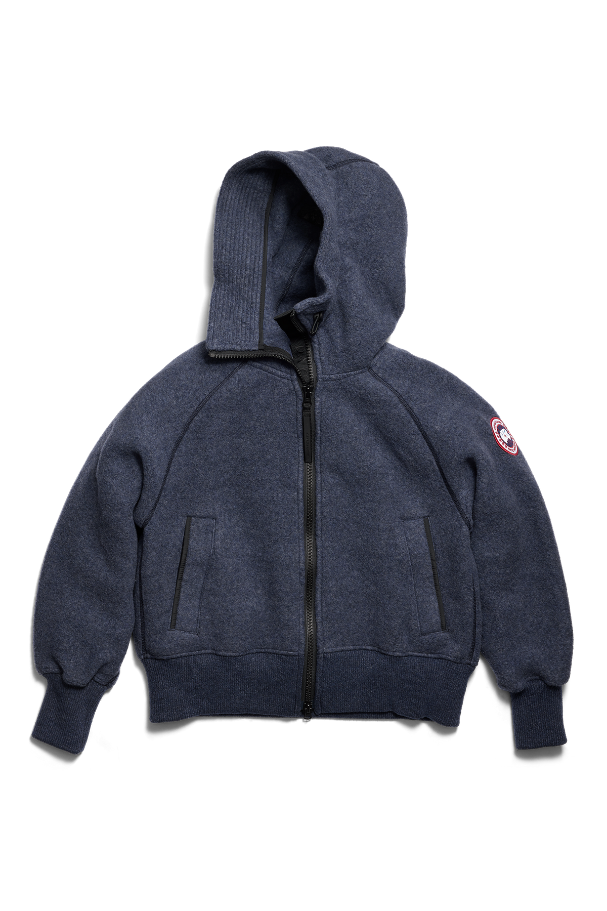 Chilliwack Fleece Bomber - Atlantic Navy 63 - off_flat_lay_01