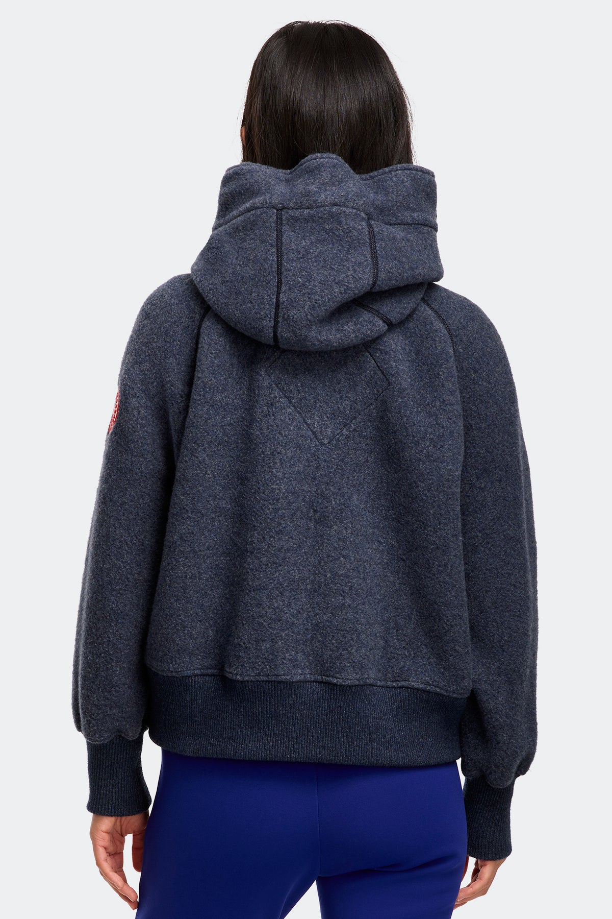 Chilliwack Fleece Bomber - Atlantic Navy 63 - on_back_01