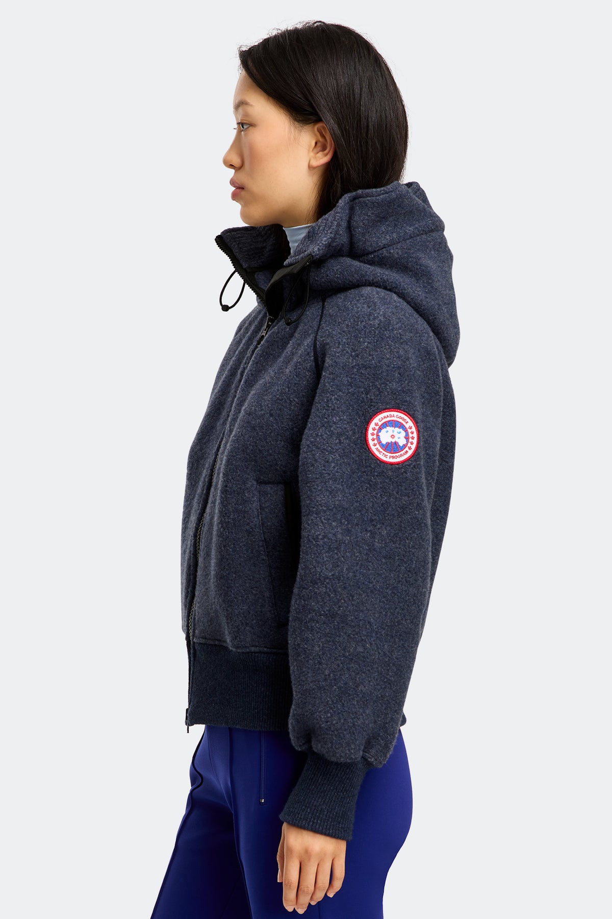 Chilliwack Fleece Bomber - Atlantic Navy 63 - on_side_01