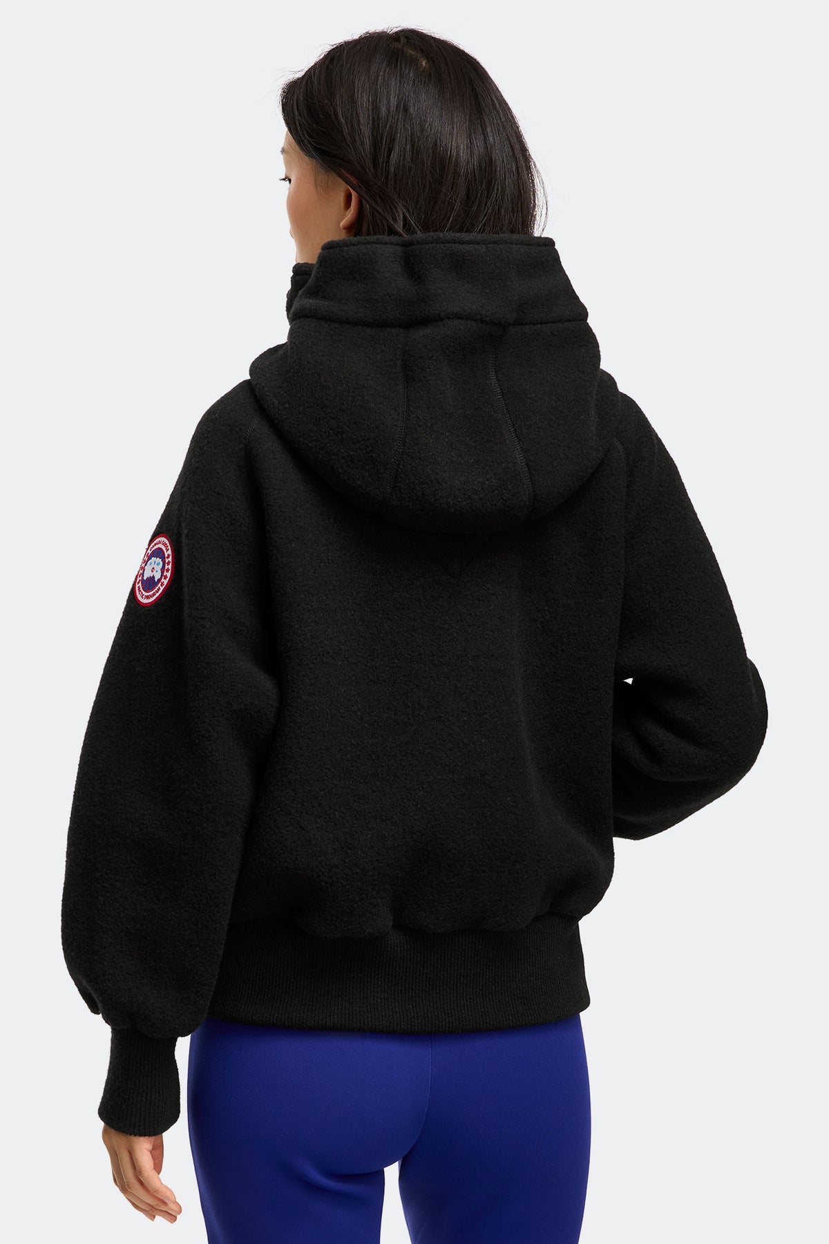 Chilliwack Fleece Bomber - Black 9061 - on_back_01