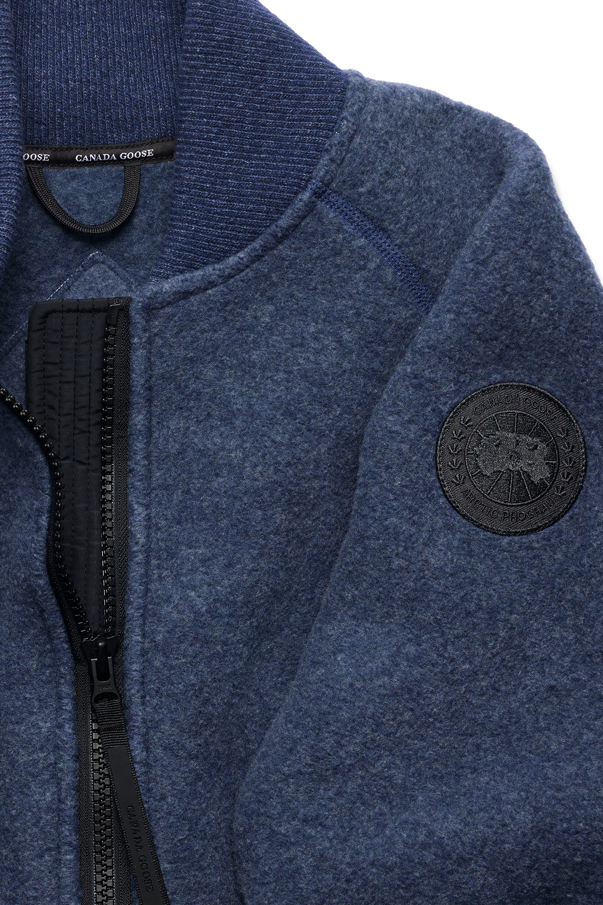Sierra Fleece Bomber Black Disc - Oxford Navy 9841 - off_detail_01
