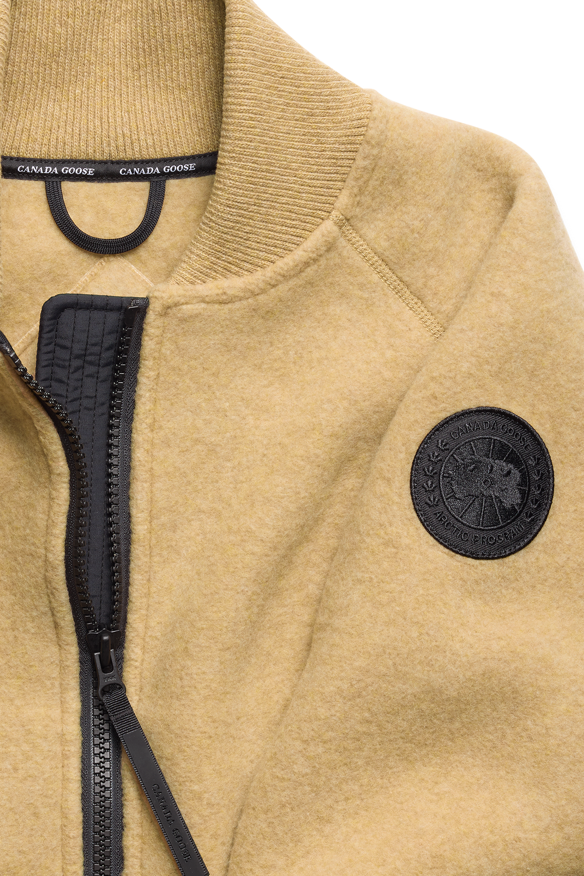 Sierra Fleece Bomber Black Disc - Ecru Beige 9844 - off_detail_01