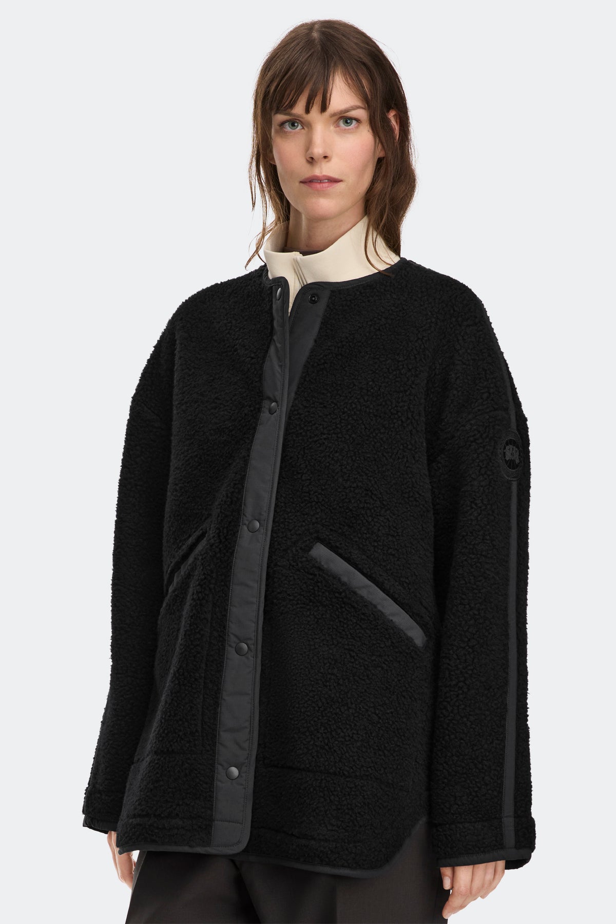 Simcoe Fleece Liner - Black 9061 - on_front_closed_01