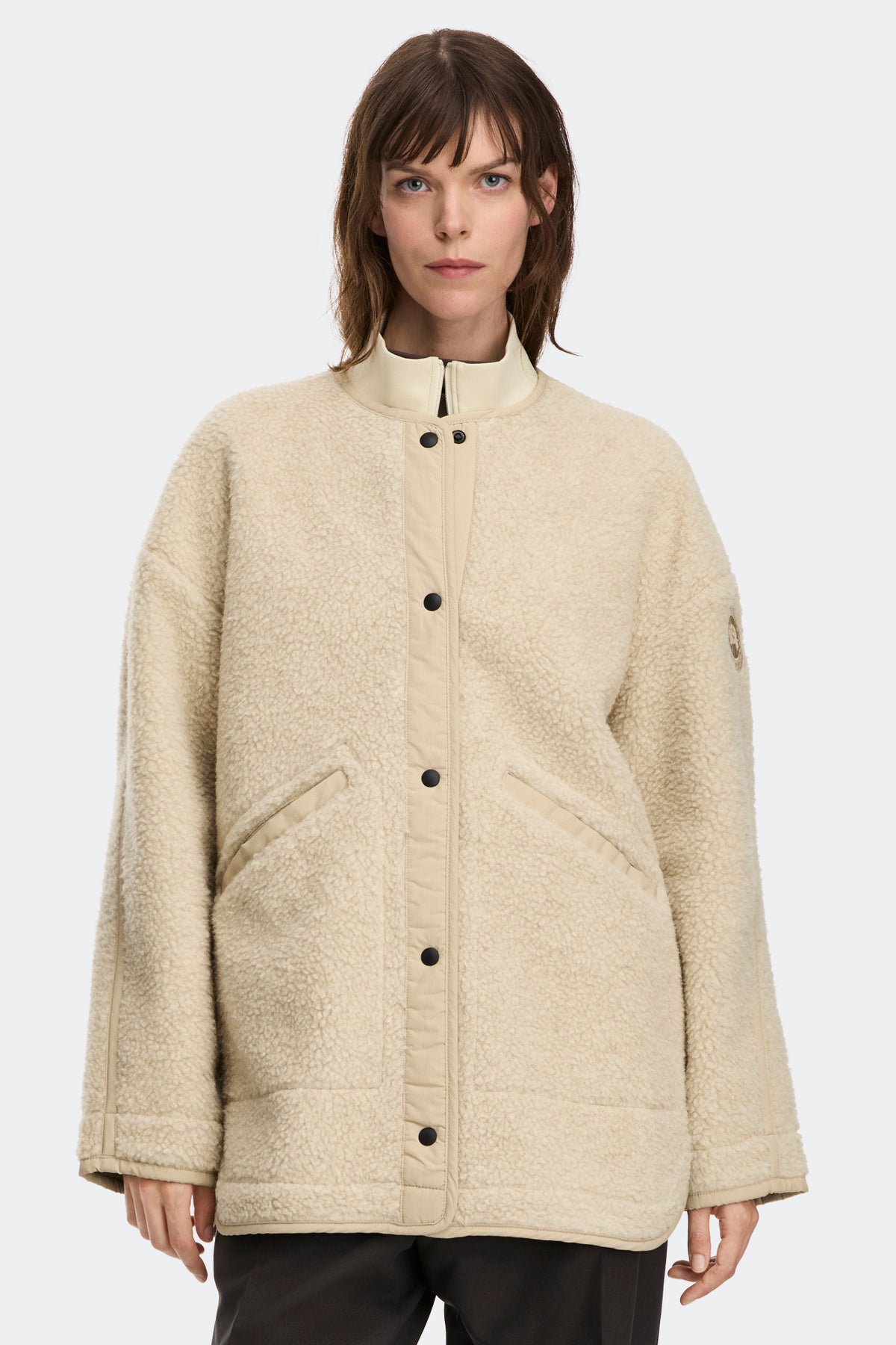 Simcoe Fleece Liner - Light Tan 9950 - on_front_closed_01