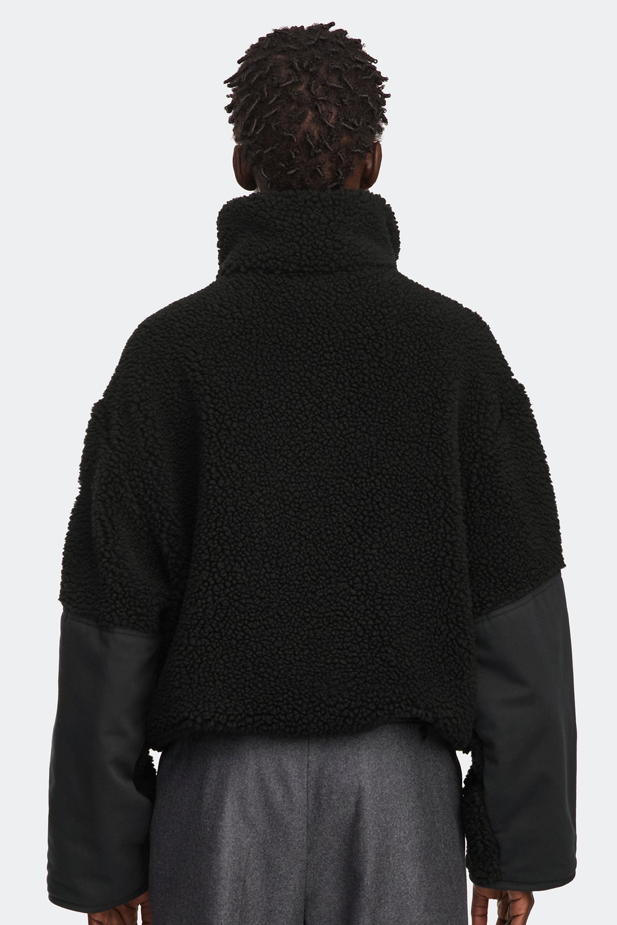 Soren Fleece Full Zip - Black 9061 - on_back_01