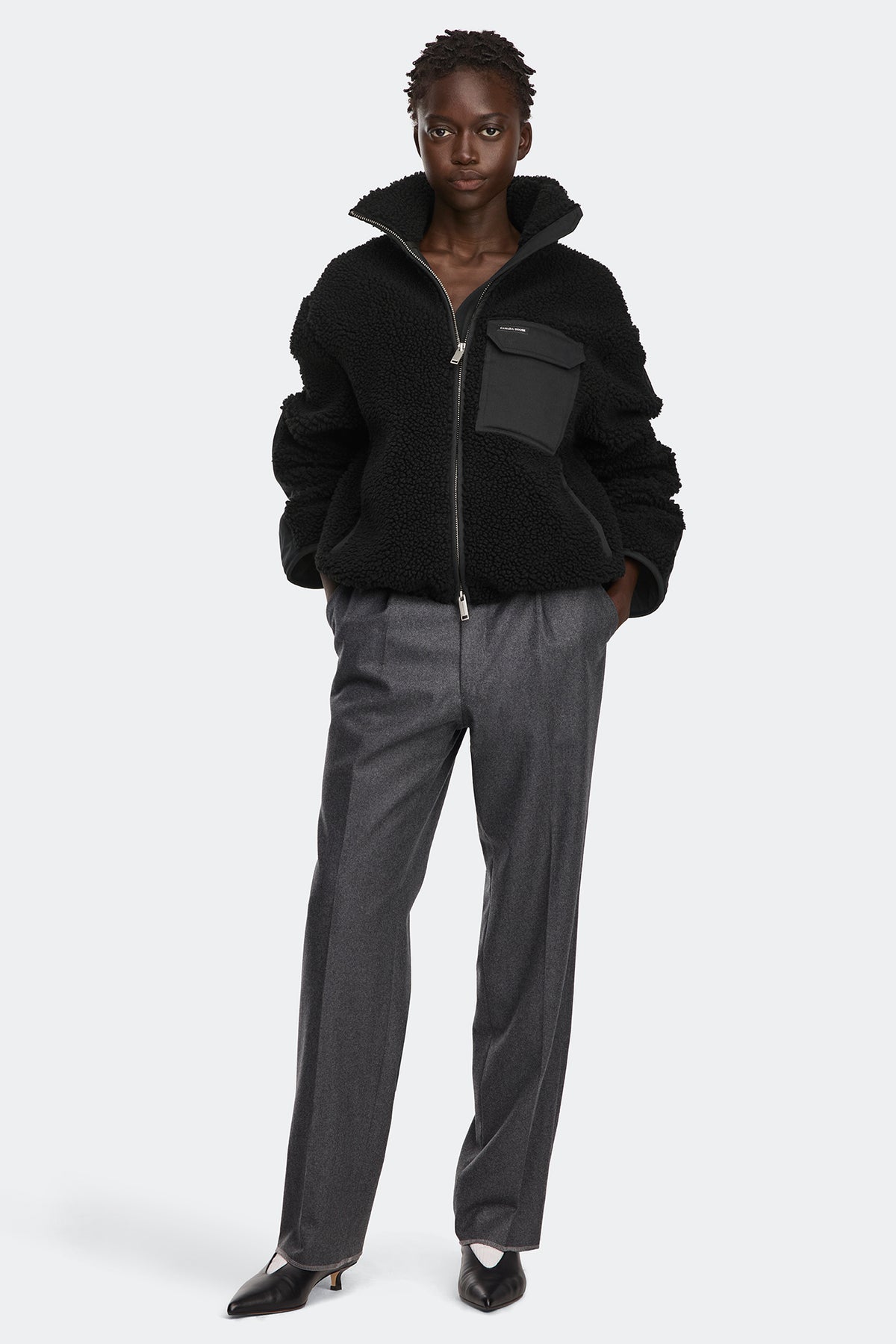 Soren Fleece Full Zip - Black 9061 - on_full_body_01