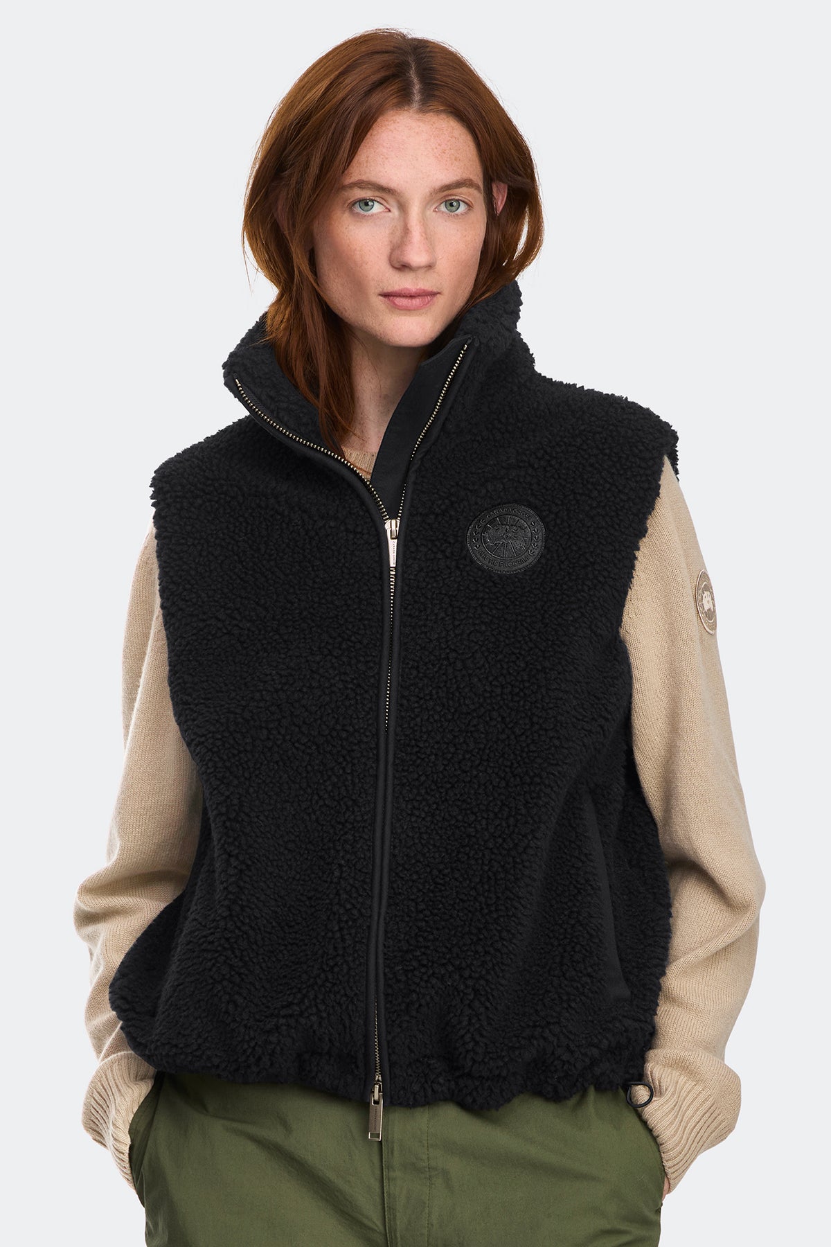 Soren Fleece Vest - Black 9061 - on_front_closed_01