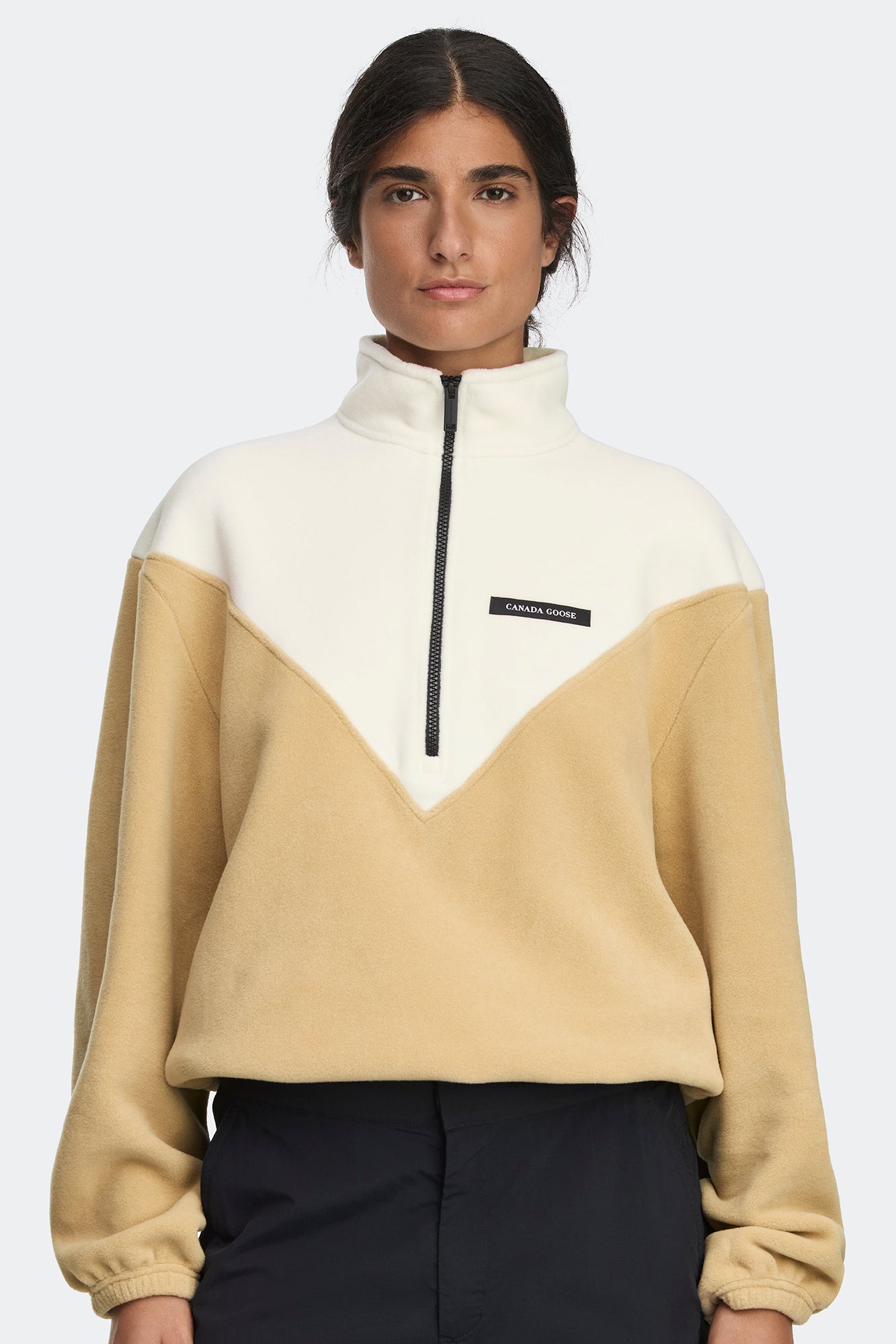 Tayen Colour Block Fleece Quarter Zip | Canada Goose