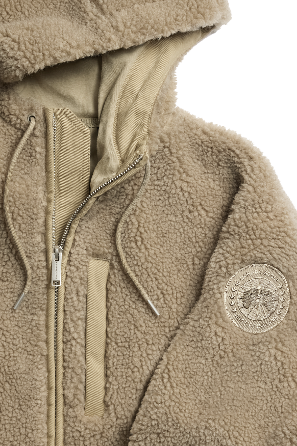 Harrier Full Zip Fleece Hoodie - Military Tan 9113 - off_detail_01