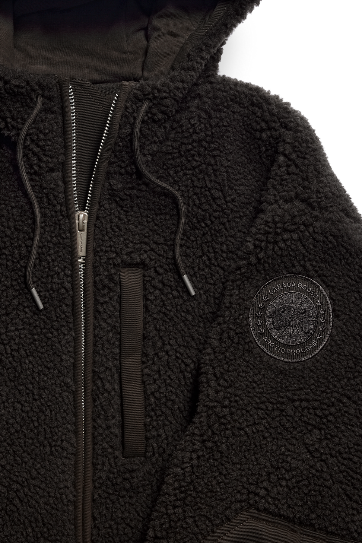 Harrier Full Zip Fleece Hoodie - Arabica 9284 - off_detail_01