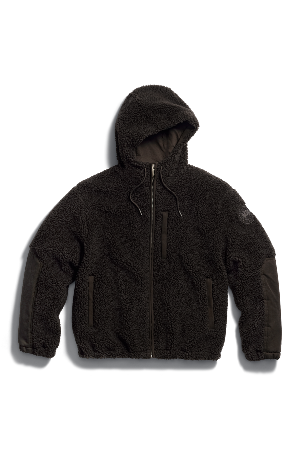 Harrier Full Zip Fleece Hoodie - Arabica 9284 - off_flat_lay_01