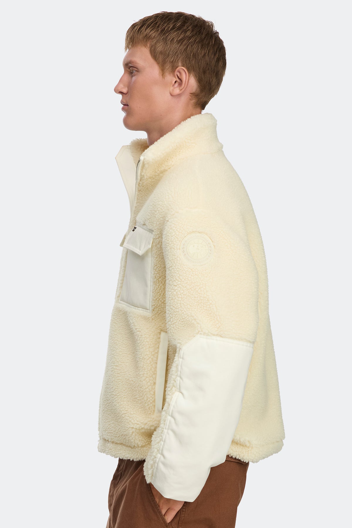 Harrier Fleece Jacket - Bone 9224 - on_side_01