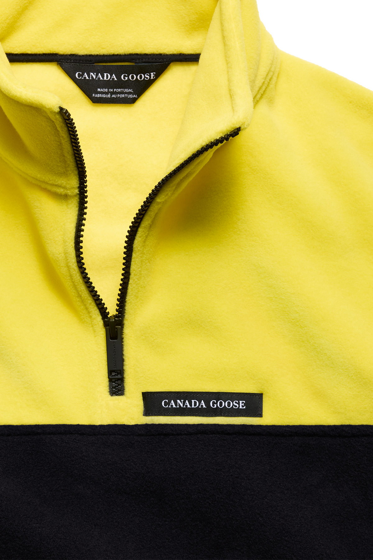Loma Colour Block Fleece Half Zip - Solar Aria/Black 9655 - off_detail_01
