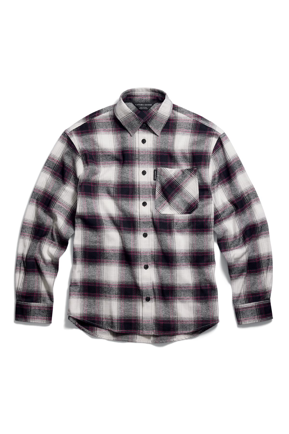 Derby Long Sleeve Shirt - Dorset Shadow Plaid Grey Pink 9458 - off_flat_lay_01