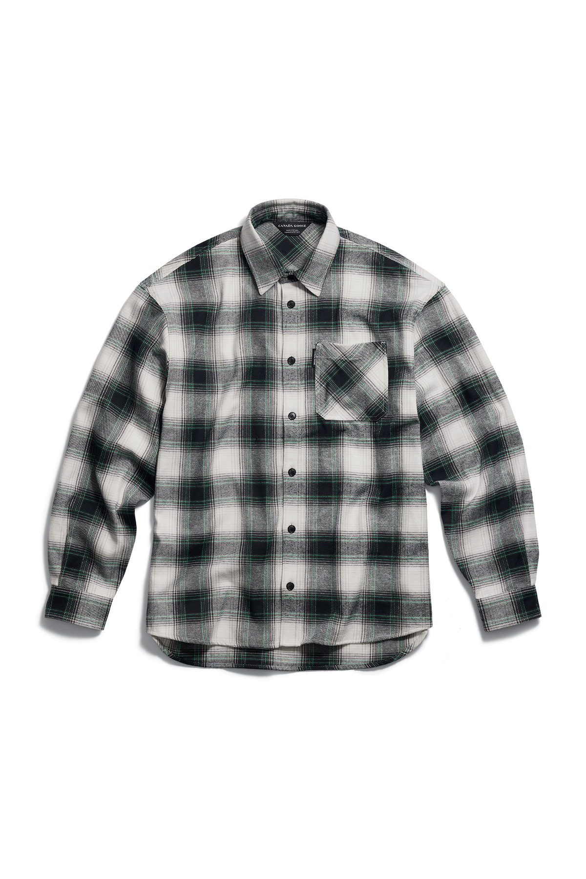 Albion Long Sleeve Shirt - Dorset Plaid Grey Green 9618 - off_flat_lay_01