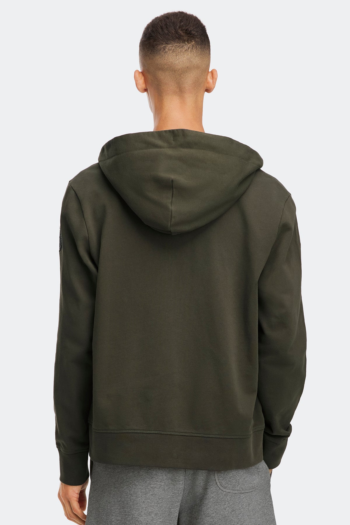 Huron Full Zip Hoodie Black Disc - Volcano 9782 - on_back_01