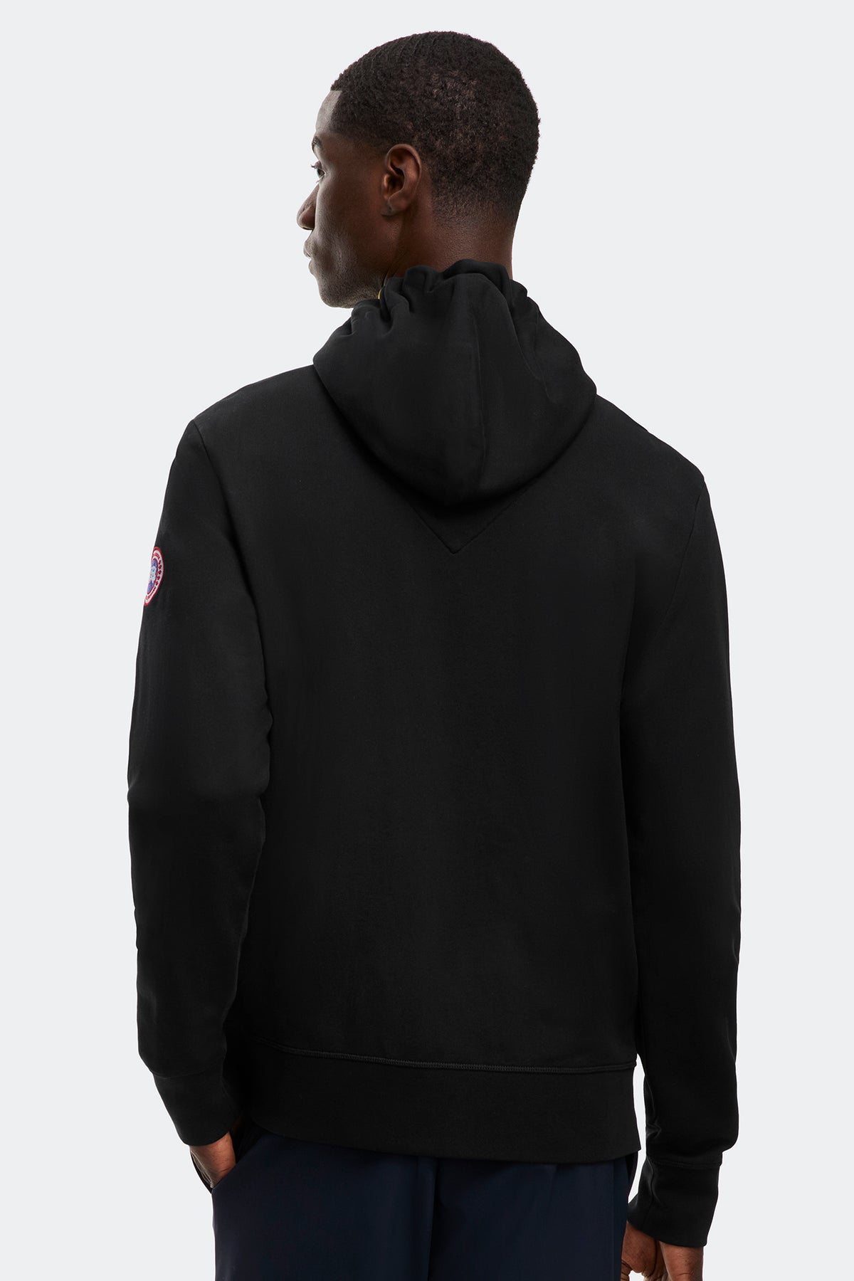 Huron Full Zip Hoodie - Black 9061 - on_back_01