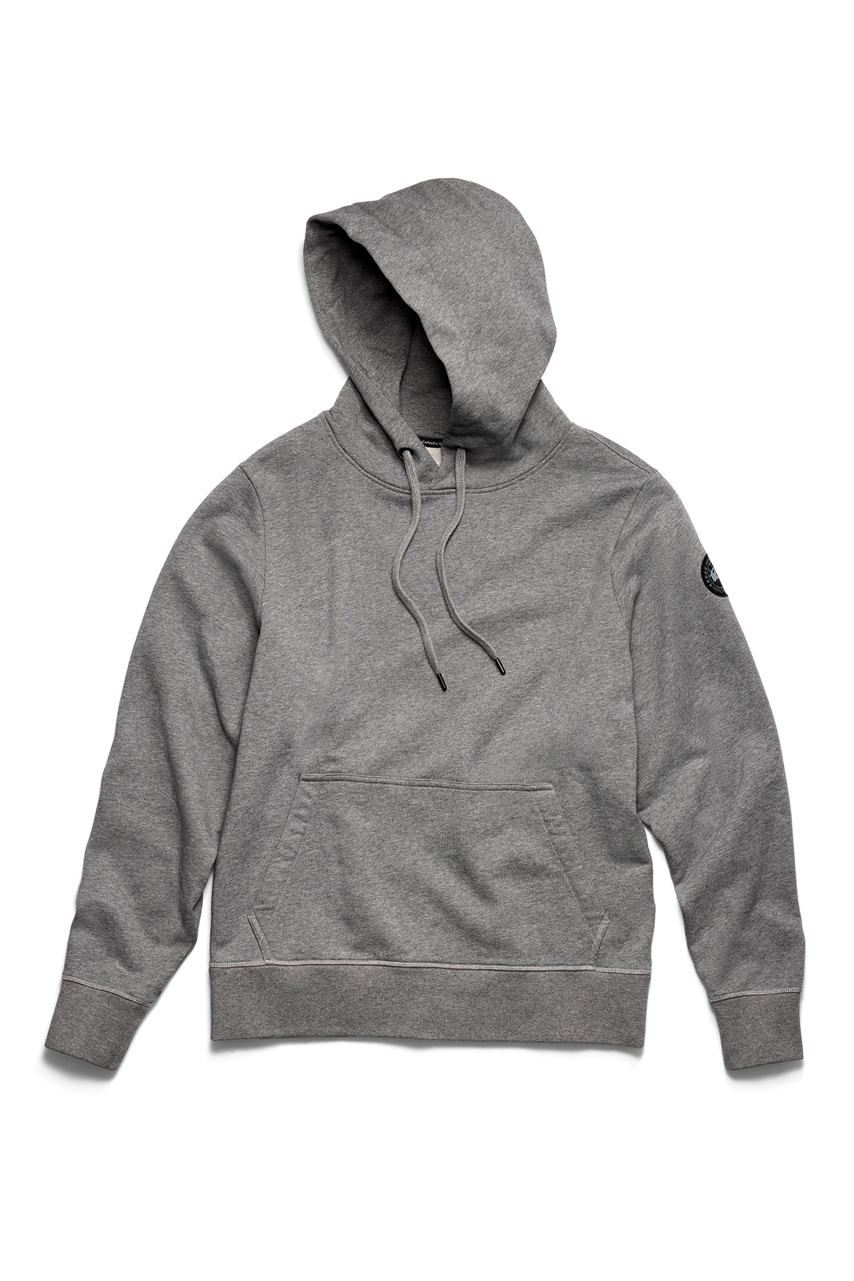 Huron Hoodie Black Disc - Stone Heather 717 - off_flat_lay_01