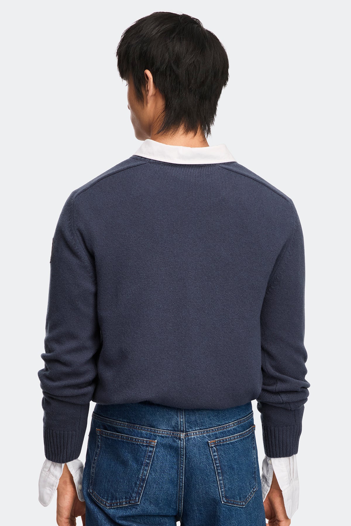 Matawin Knit Crew - Dusk Blue 9128 - on_back_01