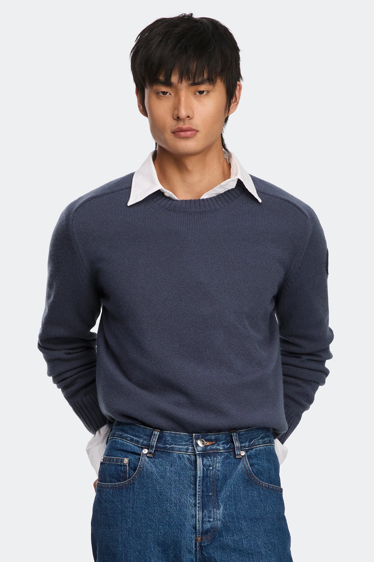 Matawin Knit Crew - Dusk Blue 9128 - on_front_01