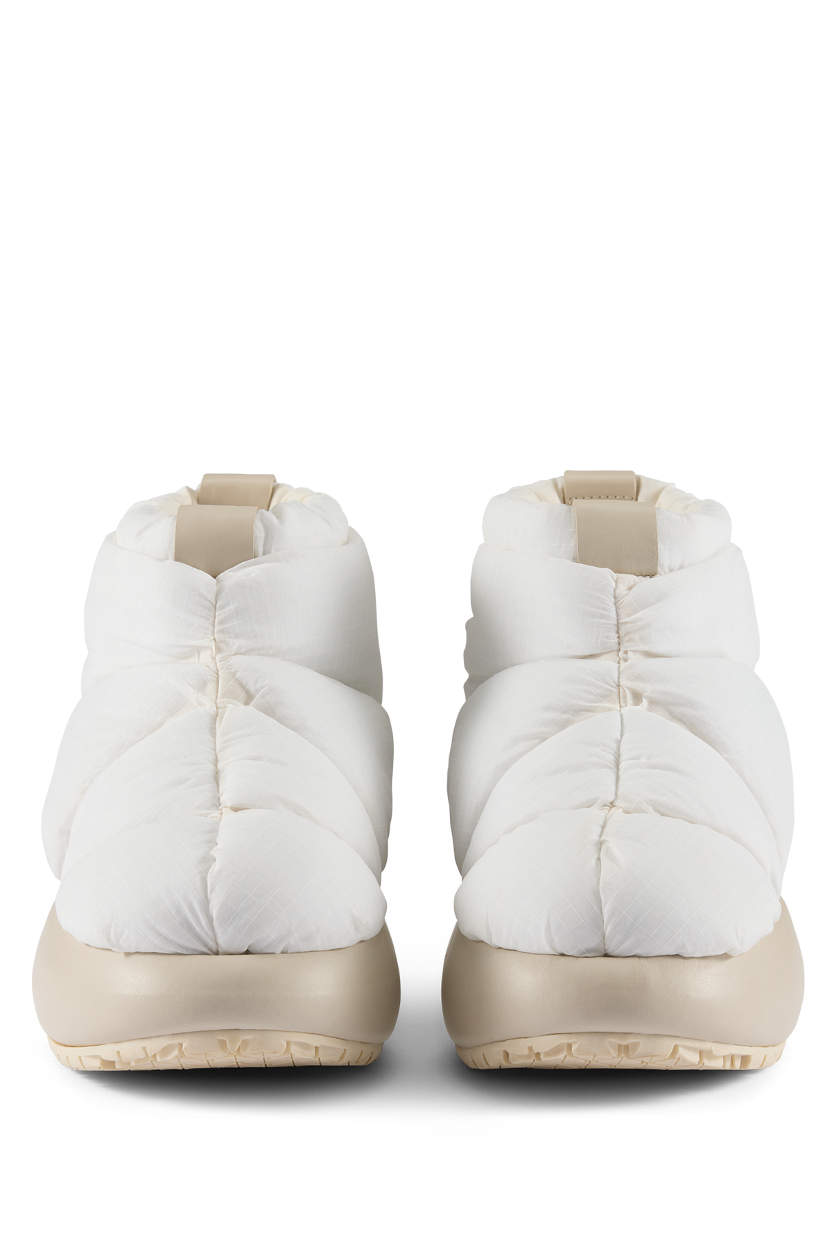 Piper Puffer Boot - White/Linen 9417 - off_front_01