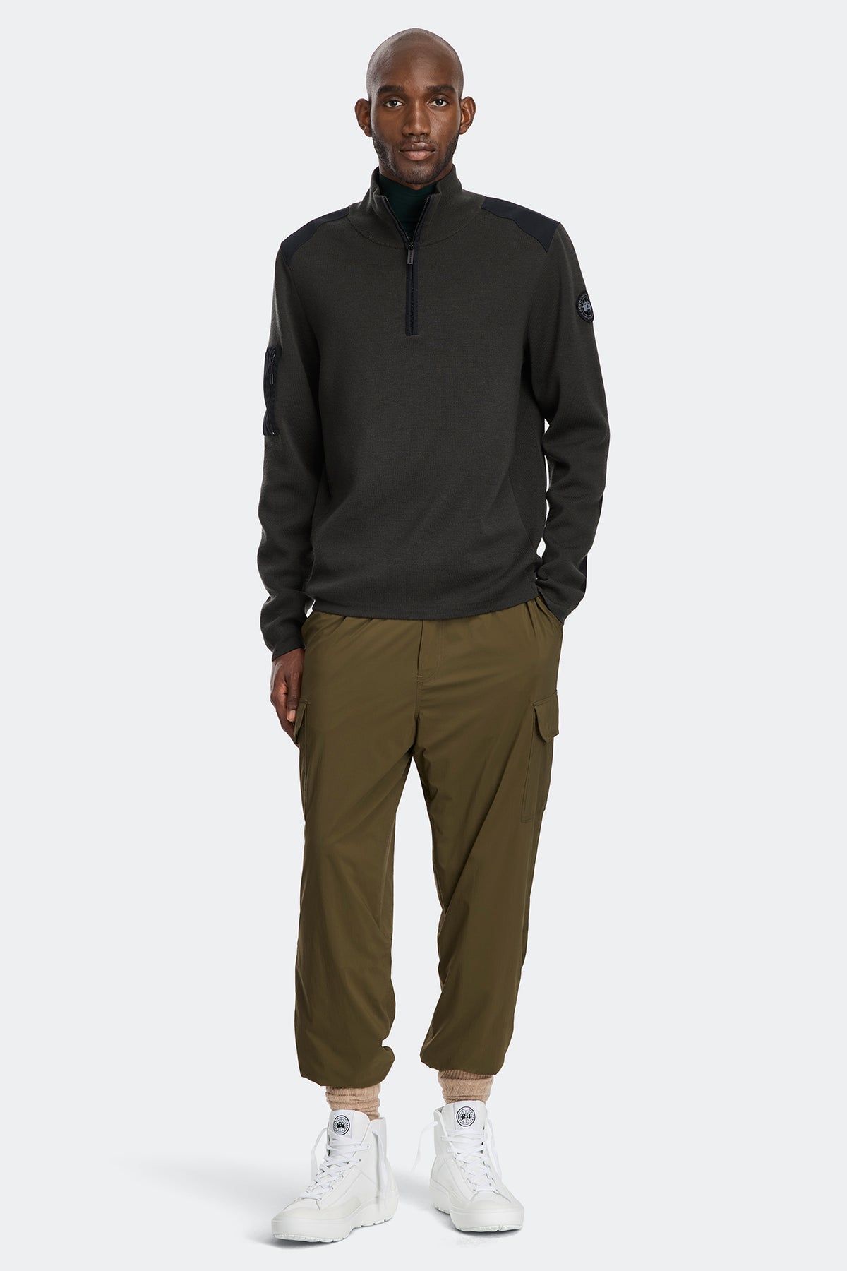 Men's Ossington High Sneaker - White 9025 - on_full_body_01