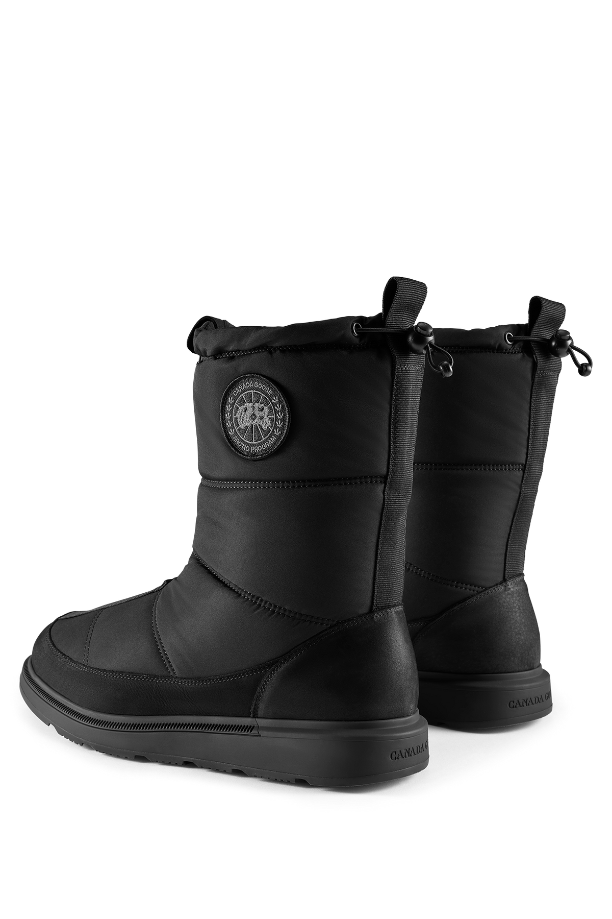 Men's Crofton Fold Down Puffer Boot - Black 61 - off_back_01