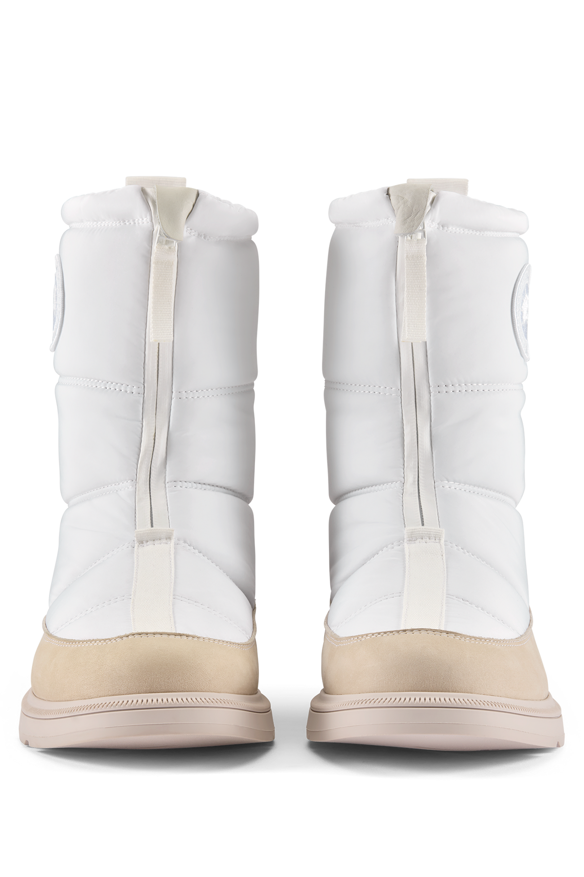 Women's Cypress Fold Down Puffer Boot - White/Snowcap 1226 - off_front_01