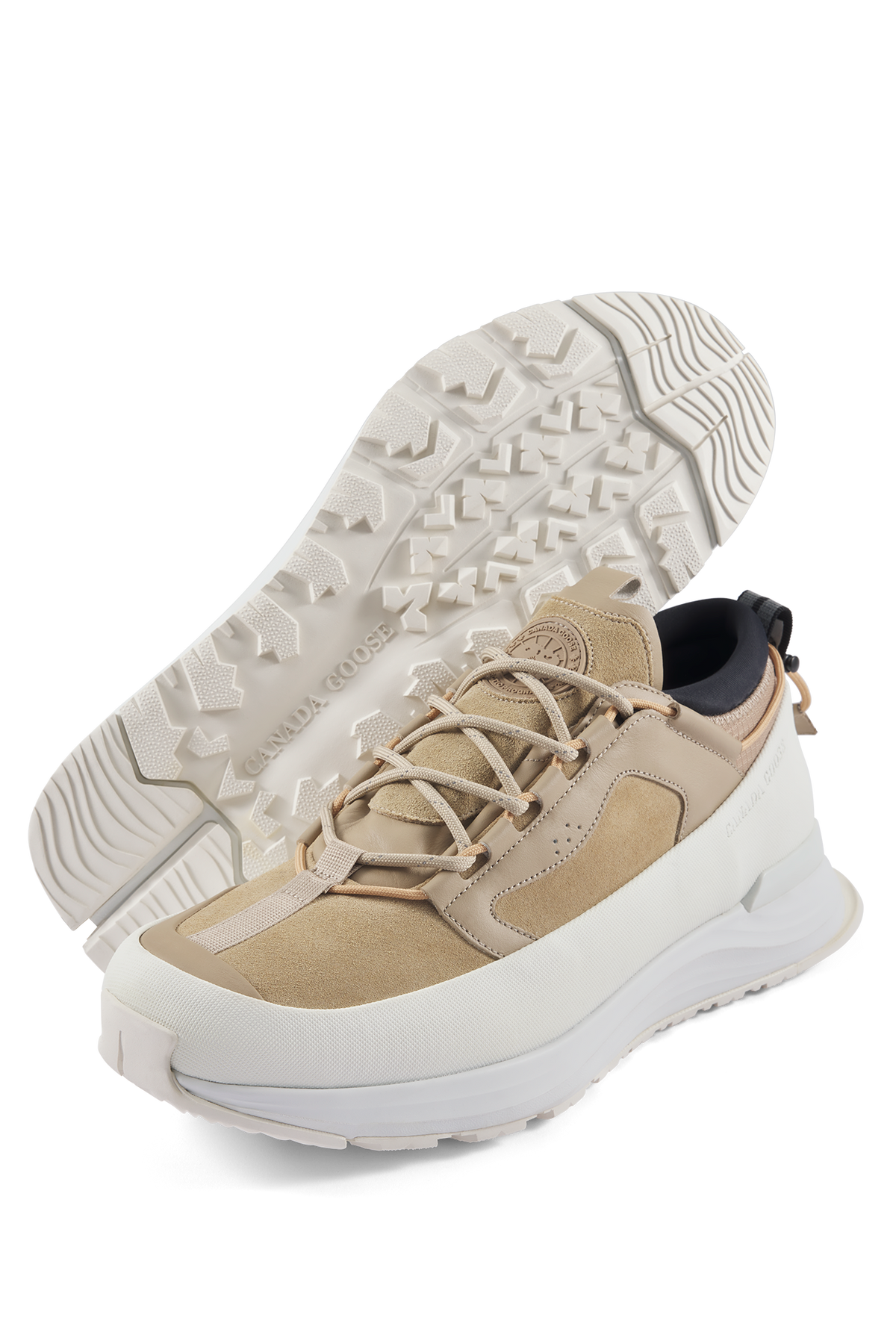Men's Glacier Trail Sneaker - Tan/White 1370 - off_detail_01