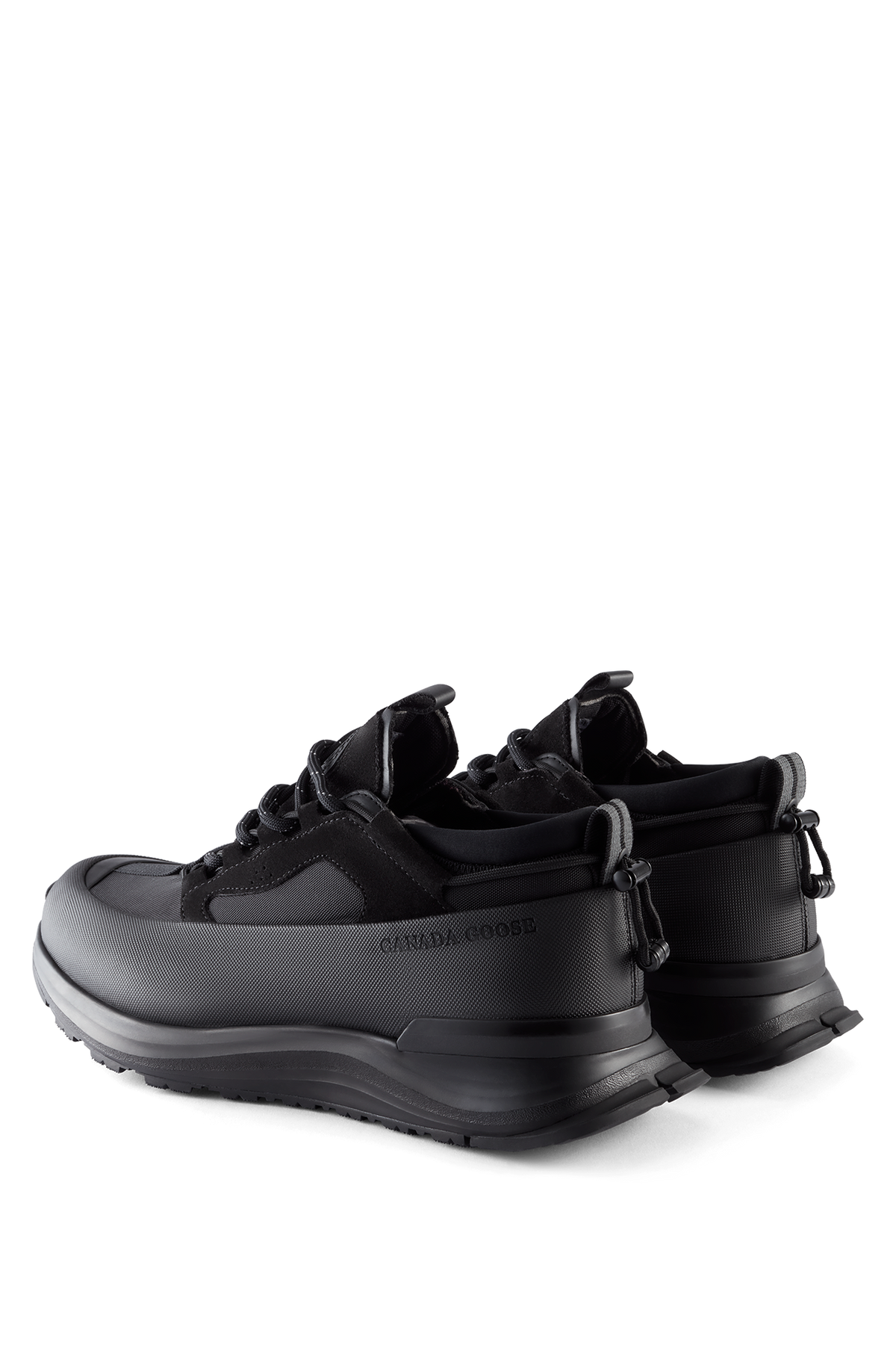 Women's Glacier Trail Sneaker - Black/Black 9381 - off_back_01